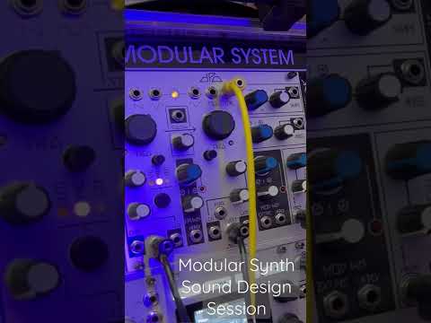 Modular Synth Sound Design Session with MakeNoise DPO, Dave Smith Feedback and Eventide H9