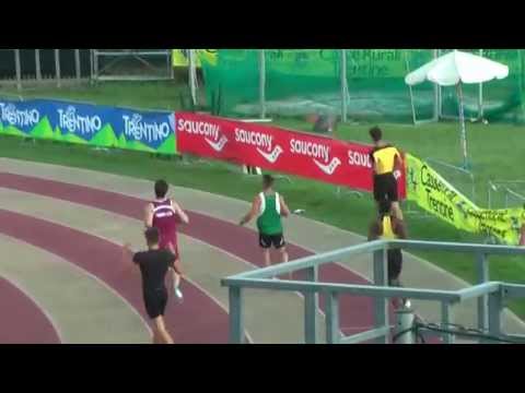 MEETING CITTA’ DI PERGINE – 100m Uomini  Finale A – 03/08/2014