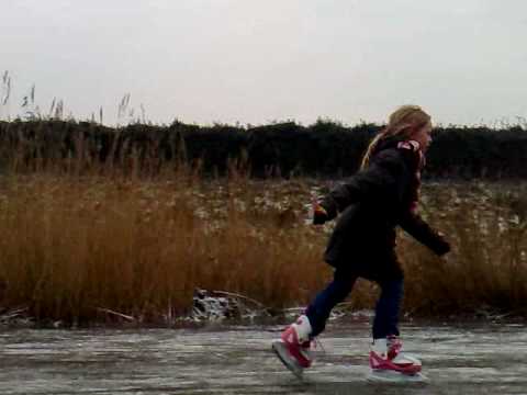 Lieke schaatst in hoogland - nieuwland amersfoort