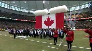 O Canada Grey Cup 2014