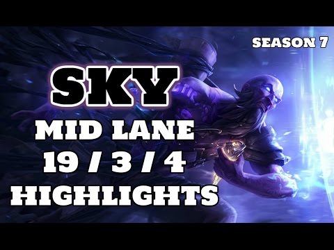 SKT T1 Sky - Ryze vs Vladimir | KR Rank Highlights