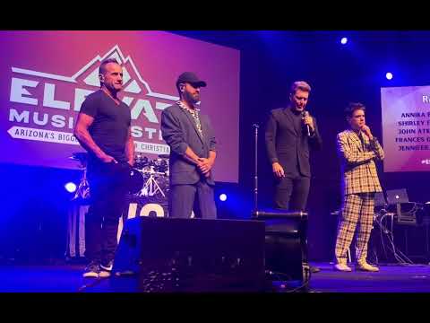 The Newsboys make a statement prior to their show on 6/22/25