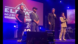 The Newsboys make a statement prior to their show on 6/22/25