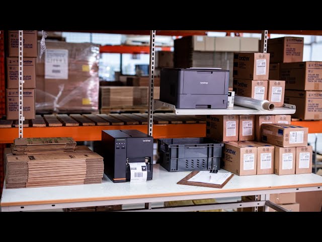 Impresora Térmica Industrial USB Ethernet Brother TJ-4120TN impresión etiquetas 300 DPI video