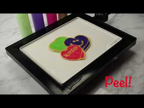Presto® PanGogh™ Pancake Art Rainbow/Heart Template