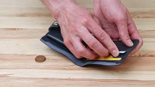 Мужское портмоне с монетницей кожаное SHVIGEL 16212 синий