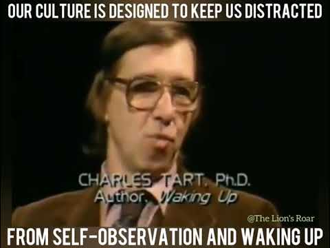 Psychologist & Parapsychologist Charles T. Tart talks about the importance of self observing