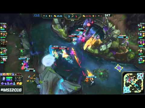 Mid-Season Invitational - CLG Vs. SKT - First Baron Fight