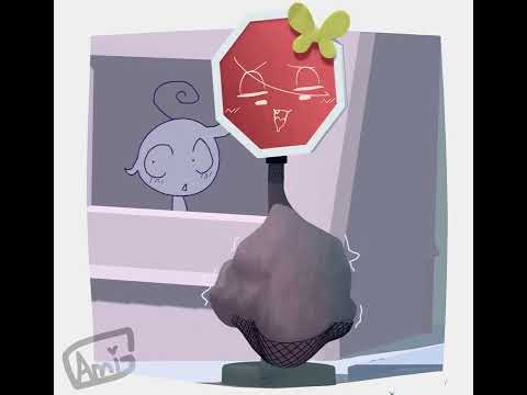 Stop sign vore (by camigz)