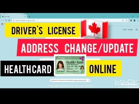 HOW TO CHANGE ADDRESS ON DRIVER'S LICENSE, HEALTH CARD,VEHICLE PERMIT In Ontario| Online #canadapr