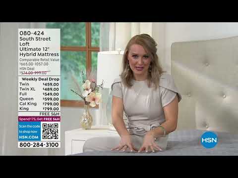 South Street Loft Ultimate 12" Twin Hybrid Mattress