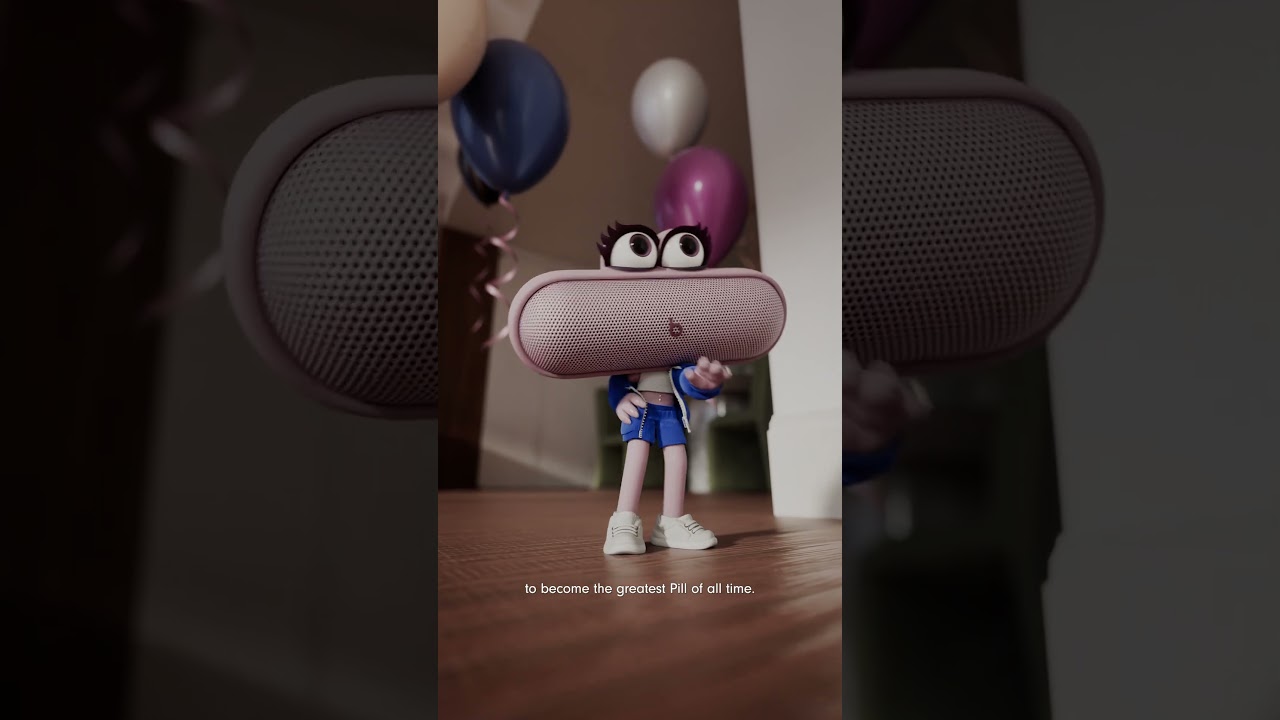 Angel Reese is a (Blush Pink) Pill Person I Beats Pill - YouTube