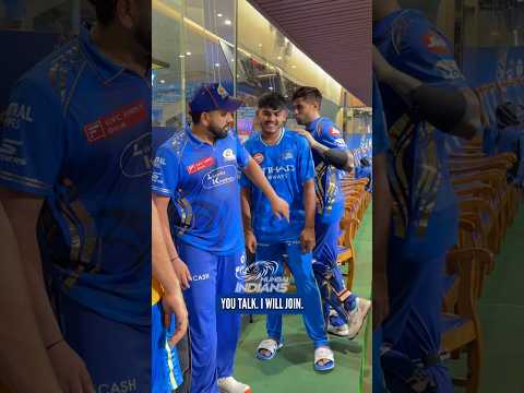 When Ayush Mhatre met Rohit Sharma: Mumbaikars चा bond 💙 | #MumbaiIndians #PlayLikeMumbai