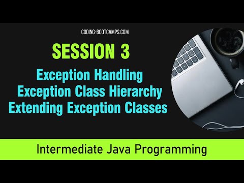 Intermediate Java Programming Session 3 Exception Types Class Hierarchy Extending Exceptions