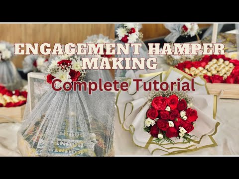 Engagements Hamper Tutorial| chocolate Hamper making
