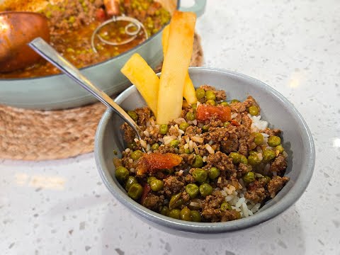 The Food Nanny's Brazilian Meat Sauce with Rice & Fries