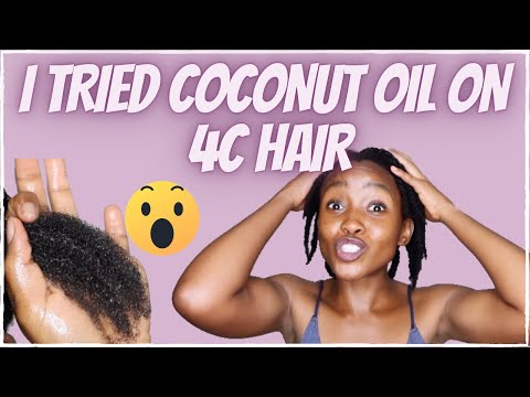 HOW I PRE-POO WITH COCONUT OIL| Benefits| 4c Natural...