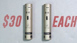 Video thumbnail for Behringer C-2 Review / Test (vs. C02, SM81, KM184, U87ai) by Podcastage