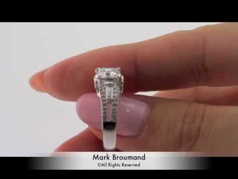 1.45ct Princess Cut Diamond Engagement Anniversary Ring-Mark Broumand