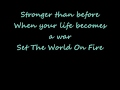 Black Veil Brides Set The World On Fire Lyrics ...