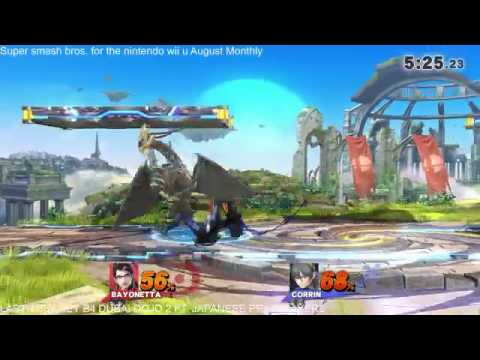 SSB4 Aug 2017: Snick (Bayonetta) vs Shiba (Corrin, Pit) - LS