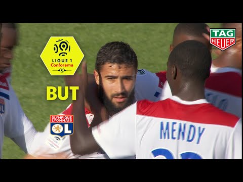 But Nabil FEKIR (45') / SM Caen - Olympique Lyonnais (2-2)  (SMC-OL)/ 2018-19