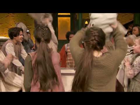 Scene from It’s the Hard-Knock Life track by Aileen Quinn