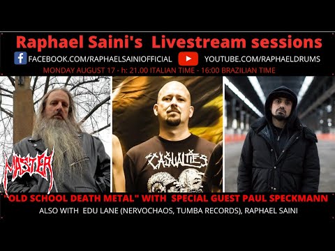 Old School Death Metal - special guest Paul Speckmann (Master) and Edu Lane (Nervochaos)
