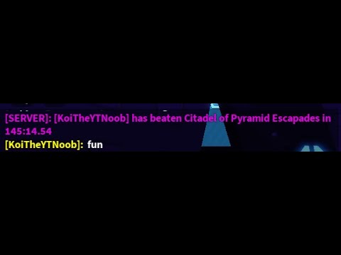 Citadel of Pyramid Escapades Beaten! - Zone 8 - JToH | Roblox