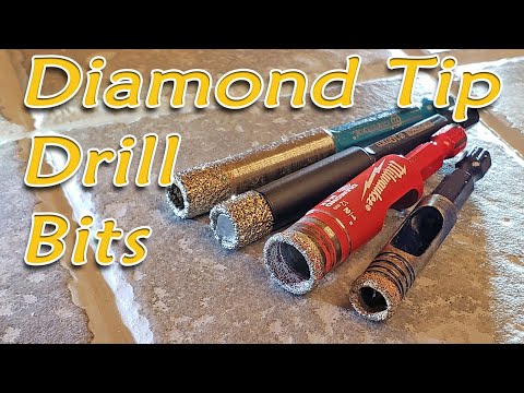 Tile Drilling with Milwaukee Diamond Max hole saw  PART 1