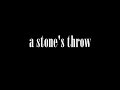 "a stone's throw"