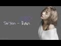 Taeyeon - Rain lyrics [Rom|Eng] 