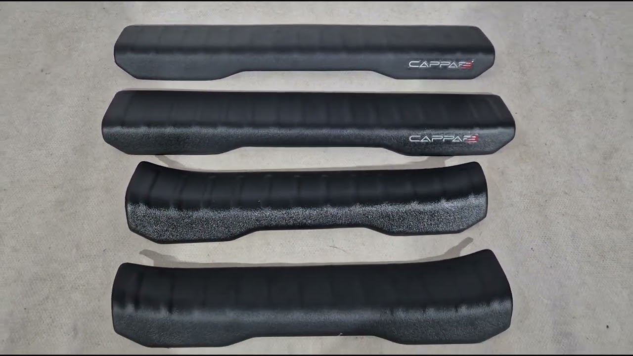 Dacia Duster 2024– EuroCap interieur dorpellijsten (mat, 4 stuks, ABS) Video 1