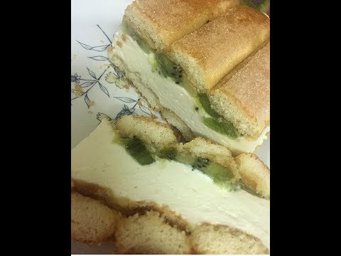 Semifreddo mascarpone e kiwi...facile e veloce!!