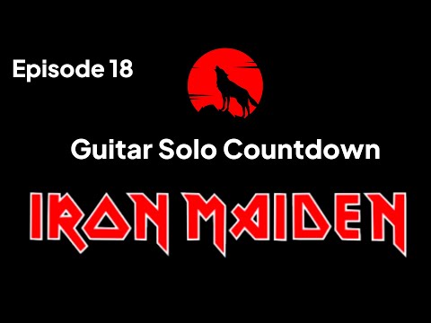 Iron Maiden Top 10 Guitar Solos Dave Murray & Adrian Smith with TAB Jimi Wolf Episode 18