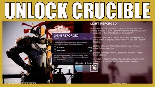 How To Unlock The Crucible As A New Player - Destiny 2 Free To Play Guide