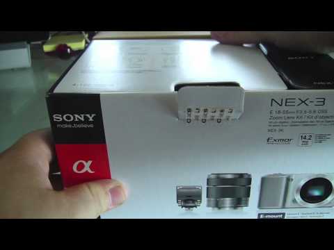 Sony NEX 3 Digital Camera Unboxing
