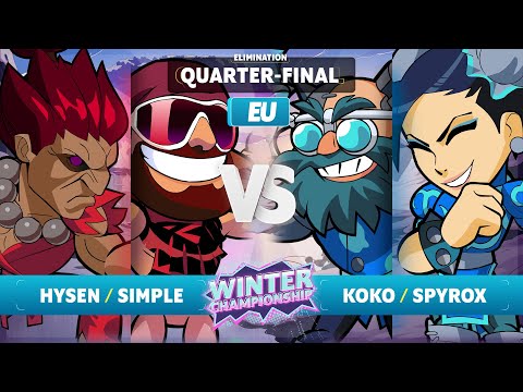 hysen & simpLe vs. Koko & Spyrox - Elimination Quarter-Final - Brawlhalla Winter Championship 2023