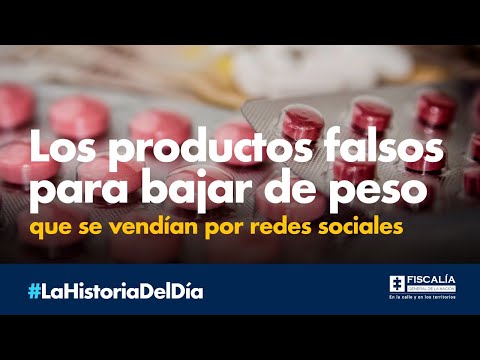 Los productos falsos para bajar de peso que se vendían por redes sociales