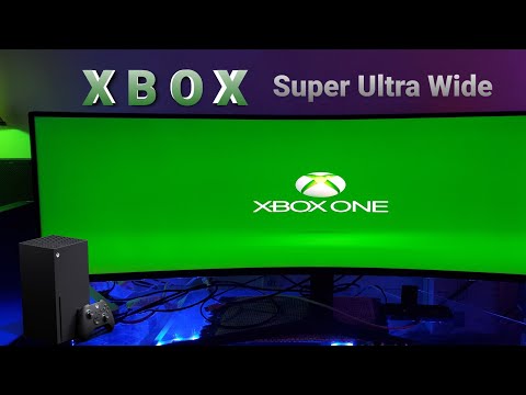 XBOX | One X | Super Ultra Wide Monitor #Xbox #Samsung