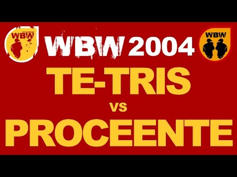 Te-Tris 🆚 Proceente 🎤 WBW 2004 (freestyle rap battle)