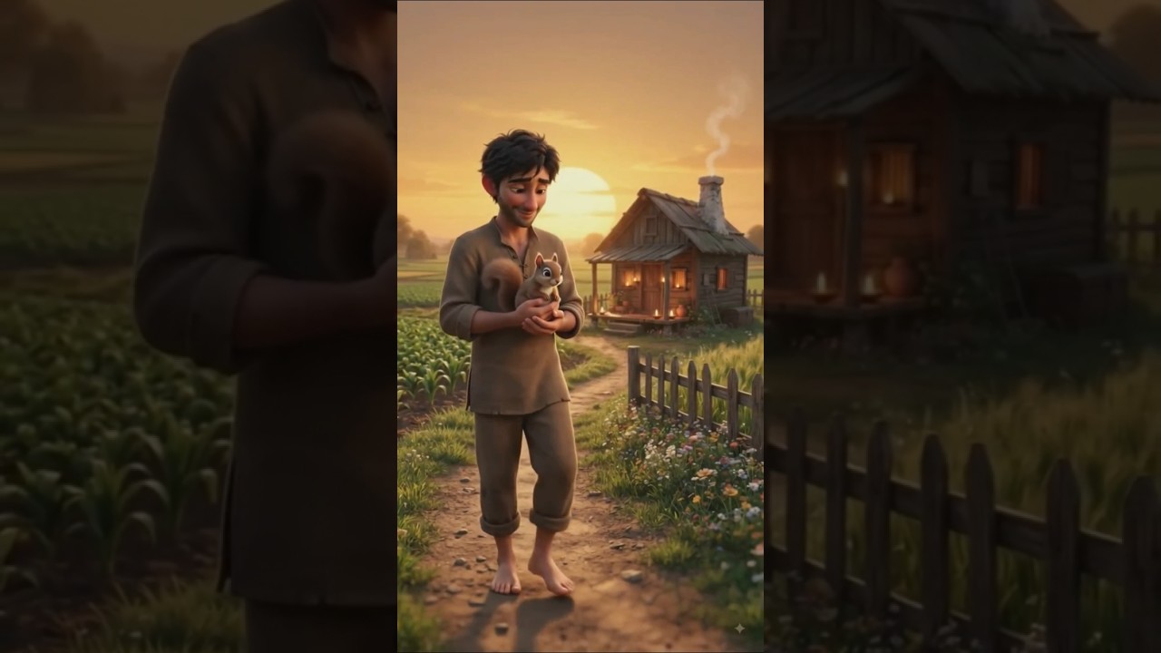 गरीब लकड़हारे की जादुई गिलहरी | लालच का अंत और सच्ची ईमानदारी की कहानी #hindistories #moralstories