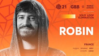 holy, this part gives me the shivers. he's singing his heart out with raw power.（00:04:58 - 00:06:57） - Robin 🇫🇷 | GRAND BEATBOX BATTLE 2021: WORLD LEAGUE | Solo Loopstation Elimination