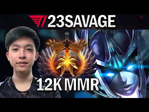 T1.23SAVAGE PHANTOM ASSASSIN - 12K MMR - DOTA 2 7.28 GAMEPLAY