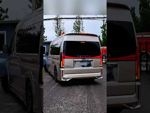 2025 TOYOTA Hiace High Roof Long Wheelbase Luxury Conversion Van in Rose gold 🧡🔥 #shorts