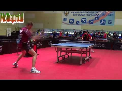 Table Tennis - Aleksander Khanin Vs Martin Allegro - (Private Recording)