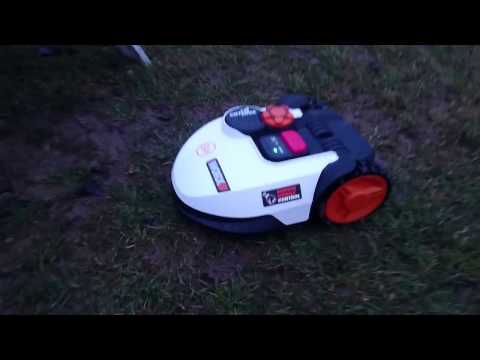 Worx Landroid WR106SI erste Testfahrt