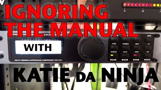 Video thumbnail for Configuring DBX DriveRack 260 Loudspeaker Management System w Katie da Ninja • Stitch TEC by Stitch TEC