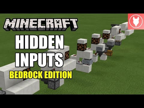Minecraft Bedrock - Hidden Inputs ( Xbox / MCPE / Windows 10 / Switch )