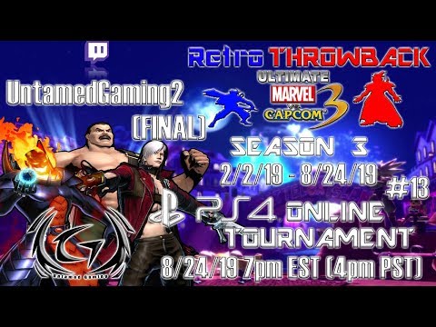 Retro Throwback UMVC3 Season 3 PS4 Online Tournament #13 (FINAL) 8/24/19
